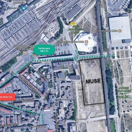 Studio Gare Metz Cote Cour Экстерьер фото
